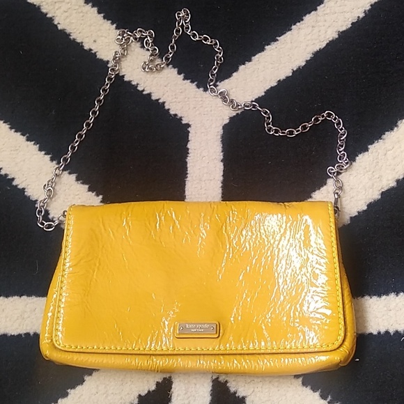 kate spade Handbags - Kate Spade small patent leather yellow purse